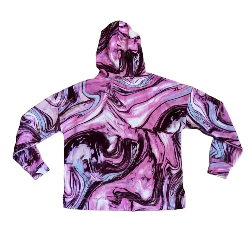 Justice Girls Marbled Sweatshirt Size Large (12-14)